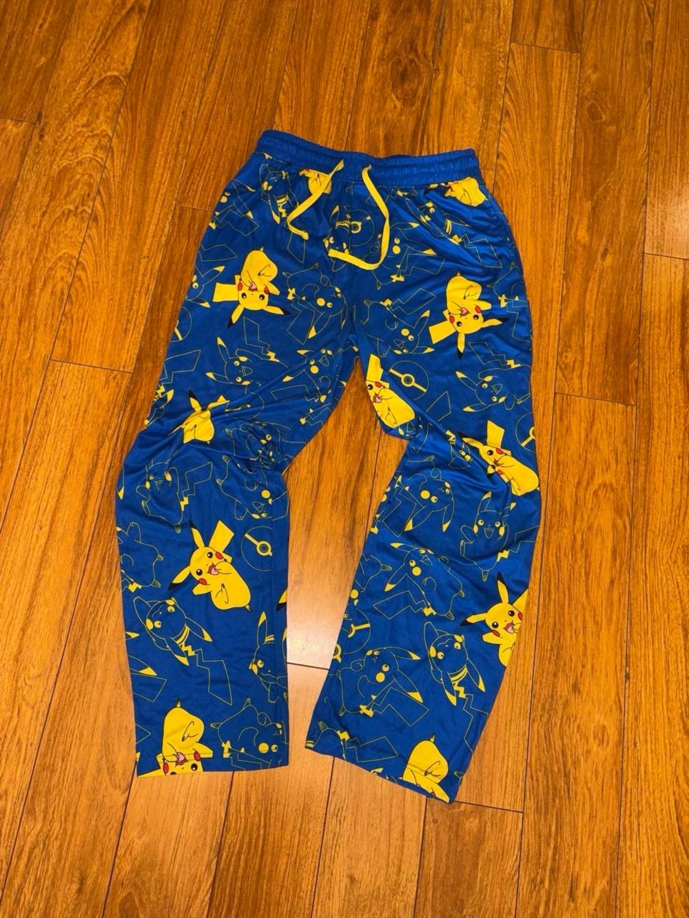 Pokémon blue Pikachu pajama pants Size S